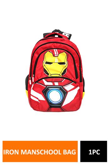 Iron Man Face Red School Bag 48 Cm MbE-Wdp1420