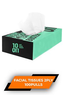 10on Soft Facial Tissues 2 Ply 100pulls