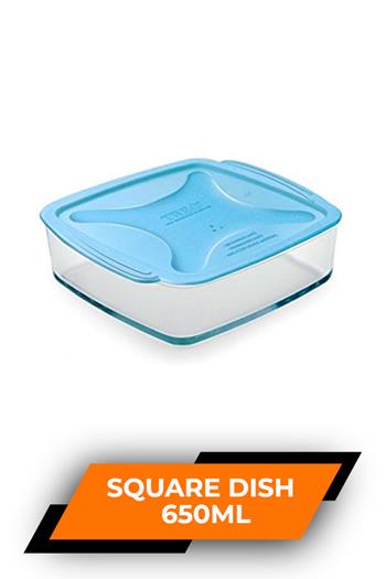 Treo Square With Microwavable Lid 650ml