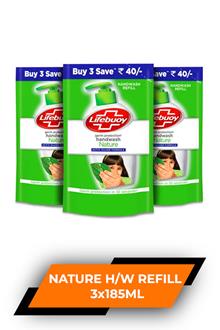 Lb Nature Handwash Refill 3x185ml