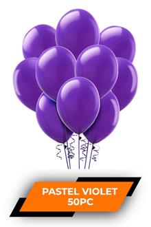 Hb Pastel Balloon Violet 50pc