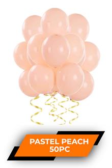 Hb Pastel Balloon Peach 50pc