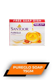 Santoor Pureglo Soap 75gm