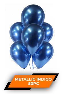 Hb Metallic Balloon Indigo 50pc