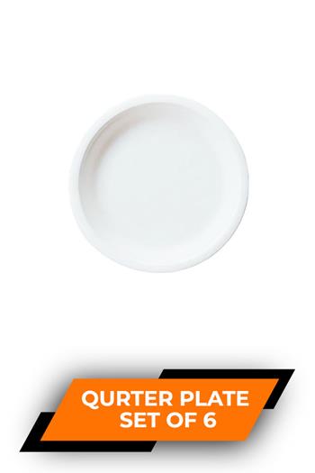 Milton Lissome Qurter Plate Set Of 6
