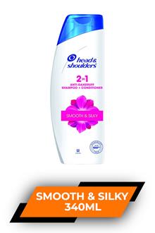 H&s 2in1 Smooth & Silky 340ml