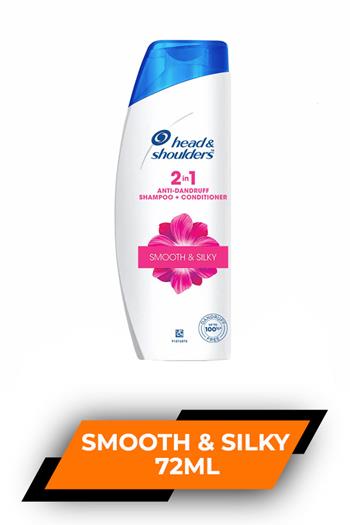 H&s 2in1 Smooth & Silky 72ml