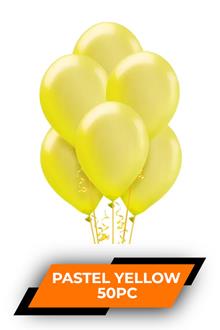 Hb Pastel Balloon Yellow 50pc