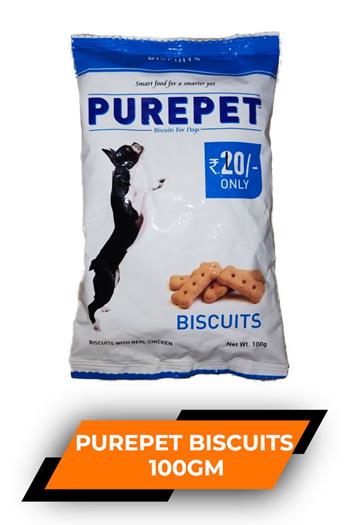 Pedigree Purepet Biscuits Milk 75gm