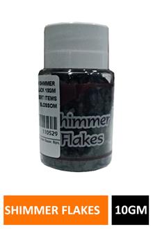 Blossom Shimmer Flakes Black 10gm