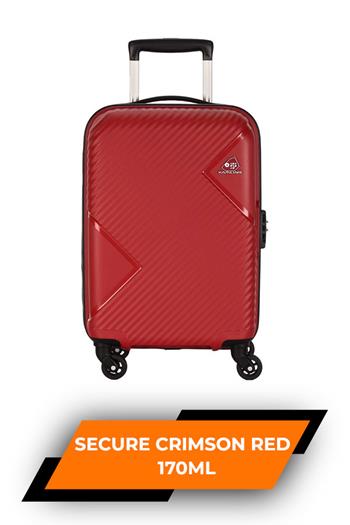 Kam Zakk Secure Crimson Red Trolley Bag 55cm