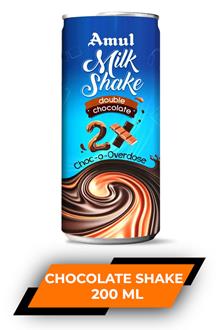 Amul Double Chocolate Shake 200ml