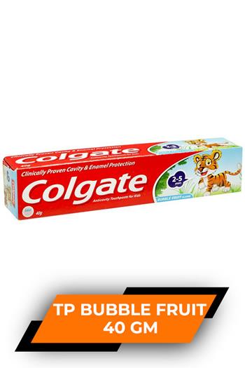 Colgate Kids Tp Bubble Fruit 40gm