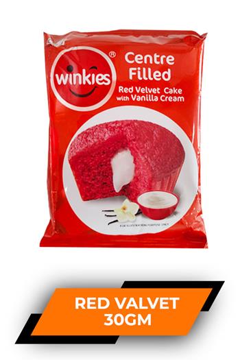 Winkies Centre Filled Red Valvet Cake 30gm