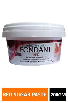 Blossom Fondant Red Sugar Paste 200gm