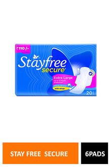 Stayfree Secure Xl 6pads