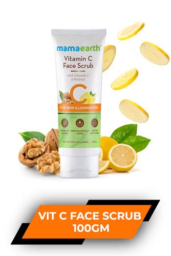 Mamaearth Vitamin C Face Scrub 100gm