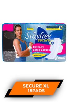 Stayfree Secure Xl 18pads