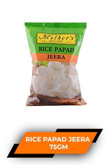 Mothers Rice Papad Jeera 75gm