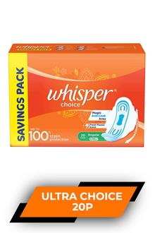 Whisper Ultra Choice 20p