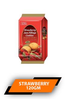 Ever Delicious Jam Cookies Strawberry 120gm