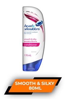 H&s Smooth & Silky Conditioner 80ml