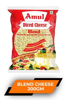 Amul Diced Blend Cheese 200gm