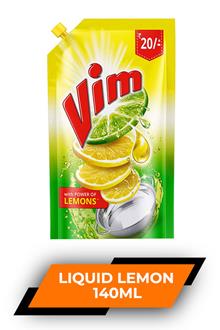 Vim Liquid Lemon 140ml