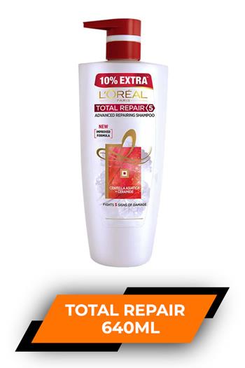 Loreal Total Repair Shampoo 640ml