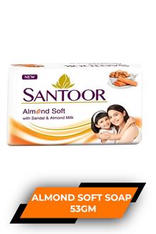 Santoor Almond Soft Soap 53gm