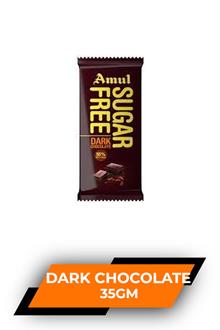 Amul S Free Dark Chocolate 35gm