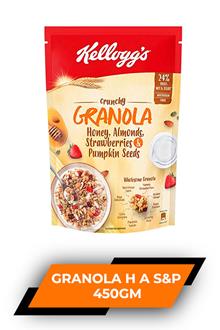Kelloggs Granola Honey Almond S&p 450gm