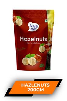 D Nuts Hazlenuts 200gm