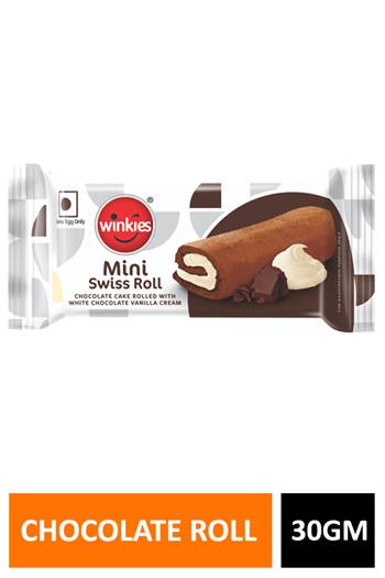 Winkies Swiss Roll Chocolate 30gm