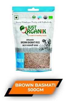 Just Organik Brown Basmati Rice 500gm