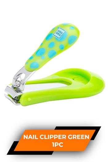 Mee Mee Nail Clipper With Skin Guard Green