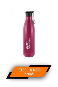 Buy Neo Borosilicate Glass Bottle - Silver Lid 550 ml at Best