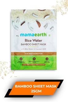 Mamaearth Rice Water Bamboo Sheet Mask 25gm