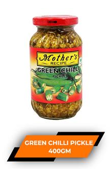 Mothers Green Chilli Pickle 400gm