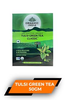 Organic India Tulsi Green Tea 50gm