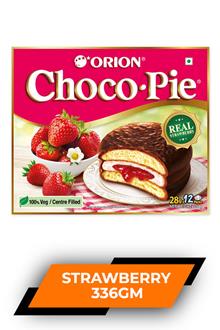 Orion Choco Pie Strawberry 336gm