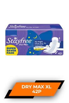 Stayfree Night Dry Max Xl 42p