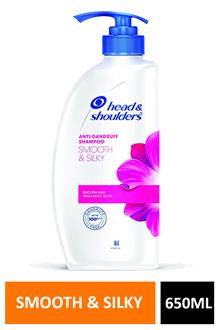 H&s Smooth & Silky 650ml