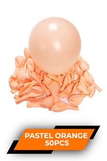 Hb Pastel Balloon Orange 50pc