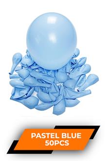 Hb Pastel Balloon Blue 50pc