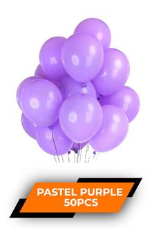 Hb Pastel Balloon Purple 50pc