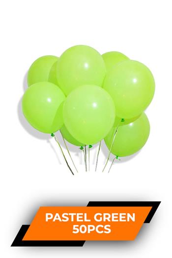 Hb Pastel Balloon Green 50pc