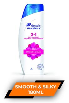 H&s 2in1 Smooth & Silky 180ml