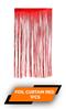 HB FOIL CURTAIN RED