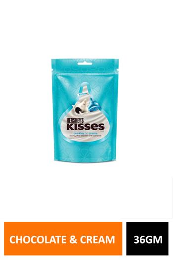 Hersheys Kisses Chocolate & Cream 36gm
